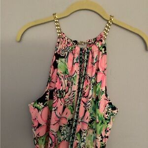 Lily Pulitzer Sleeveless Blouse - Size Medium. Bright colors.